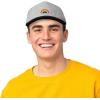 imageDALIX Rainbow Snapback Flat Bill Baseball Hat Embroidered Cap MensBlack Light Gray
