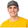 imageDALIX Rainbow Snapback Flat Bill Baseball Hat Embroidered Cap MensDark Gray