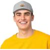 imageDALIX Rainbow Snapback Flat Bill Baseball Hat Embroidered Cap MensLight Gray