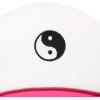 imageDALIX Yin and Yang Embroidered Mesh Trucker HatHot Pink White