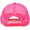imageDALIX Yin and Yang Embroidered Mesh Trucker HatHot Pink White