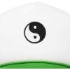 imageDALIX Yin and Yang Embroidered Mesh Trucker HatKelly White