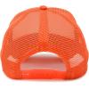 imageDALIX Yin and Yang Embroidered Mesh Trucker HatOrange White