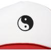 imageDALIX Yin and Yang Embroidered Mesh Trucker HatRed White