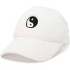 imageDALIX Yin and Yang Embroidered Mesh Trucker HatWhite