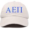imageDALIX Alpha Epsilon Pi Fraternity Greek Letters Ball Cap Embroidered HatBeige
