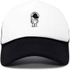 imageDALIX Astronaut Spaceman Embroidered Trucker HatBlack White