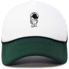 Dark Green White