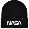 imageDALIX Embroidered NASA Worm Logo BeanieWhite Worm  Black
