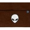 imageDALIX Alien Embroidered Beanie Hat Knit Cap Cold Weather MensBrown