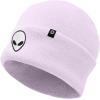 imageDALIX Alien Embroidered Beanie Hat Knit Cap Cold Weather MensLavender