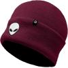 imageDALIX Alien Embroidered Beanie Hat Knit Cap Cold Weather MensMaroon