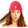 imageDALIX Alien Embroidered Beanie Hat Knit Cap Cold Weather MensNeon Pink