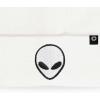 imageDALIX Alien Embroidered Beanie Hat Knit Cap Cold Weather MensWhite