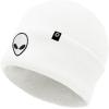 imageDALIX Alien Embroidered Beanie Hat Knit Cap Cold Weather MensWhite
