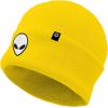 imageDALIX Alien Embroidered Beanie Hat Knit Cap Cold Weather MensYellow