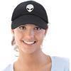 imageDALIX Alien Head Baseball Cap Mens and Womens HatBlack White