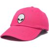imageDALIX Alien Head Baseball Cap Mens and Womens HatHot Pink