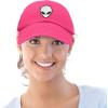 imageDALIX Alien Head Baseball Cap Mens and Womens HatHot Pink