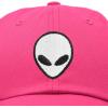 imageDALIX Alien Head Baseball Cap Mens and Womens HatHot Pink