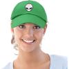 imageDALIX Alien Head Baseball Cap Mens and Womens HatKelly Green