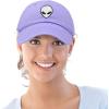 imageDALIX Alien Head Baseball Cap Mens and Womens HatLavender