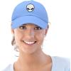 imageDALIX Alien Head Baseball Cap Mens and Womens HatLight Blue