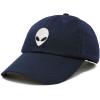 imageDALIX Alien Head Baseball Cap Mens and Womens HatNavy Blue