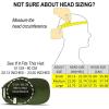 imageDALIX Alien Head Baseball Cap Mens and Womens HatOlive