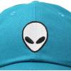 imageDALIX Alien Head Baseball Cap Mens and Womens HatTeal