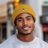imageDALIX Astronaut Fisherman Beanie Hat Winter Knit Cuffed Watch Cap MensMustard