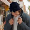 imageDALIX Astronaut Fisherman Beanie Hat Winter Knit Cuffed Watch Cap MensNavy Blue
