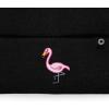 imageDALIX Embroidered Flamingo Beanie Cap Cuffed Knit Hat WomenBlack