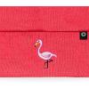 imageDALIX Embroidered Flamingo Beanie Cap Cuffed Knit Hat WomenNeon Pink