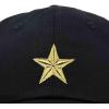 imageDALIX Gold Star Embroidered Dad Cap Cotton Baseball Hat WomenBlack