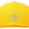 imageDALIX Gold Star Embroidered Dad Cap Cotton Baseball Hat WomenGold
