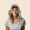 imageDALIX Gold Star Embroidered Dad Cap Cotton Baseball Hat WomenGray