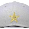 imageDALIX Gold Star Embroidered Dad Cap Cotton Baseball Hat WomenGray