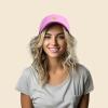 imageDALIX Gold Star Embroidered Dad Cap Cotton Baseball Hat WomenLight Pink