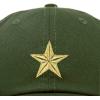 imageDALIX Gold Star Embroidered Dad Cap Cotton Baseball Hat WomenOlive