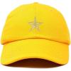 imageDALIX Gold Star Embroidered Dad Cap Cotton Baseball Hat WomenGold