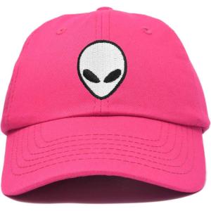imageDALIX Alien Head Baseball Cap Mens and Womens HatHot Pink
