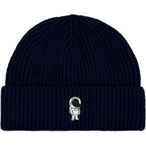 imageDALIX Astronaut Fisherman Beanie Hat Winter Knit Cuffed Watch Cap MensNavy Blue