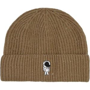 imageDALIX Astronaut Fisherman Beanie Hat Winter Knit Cuffed Watch Cap MensTan
