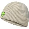 imageDALIX Alien Fisherman Beanie Hat Winter Knit Cuffed Watch Cap MensBeige