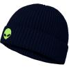 imageDALIX Alien Fisherman Beanie Hat Winter Knit Cuffed Watch Cap MensNavy Blue