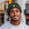 imageDALIX Alien Fisherman Beanie Hat Winter Knit Cuffed Watch Cap MensOlive