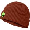 imageDALIX Alien Fisherman Beanie Hat Winter Knit Cuffed Watch Cap MensRust
