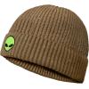 imageDALIX Alien Fisherman Beanie Hat Winter Knit Cuffed Watch Cap MensTan