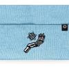 imageDALIX Chill Touch Embroidered Skeleton Winter Beanie Hat Knit Cap Cold Weather MensBaby Blue